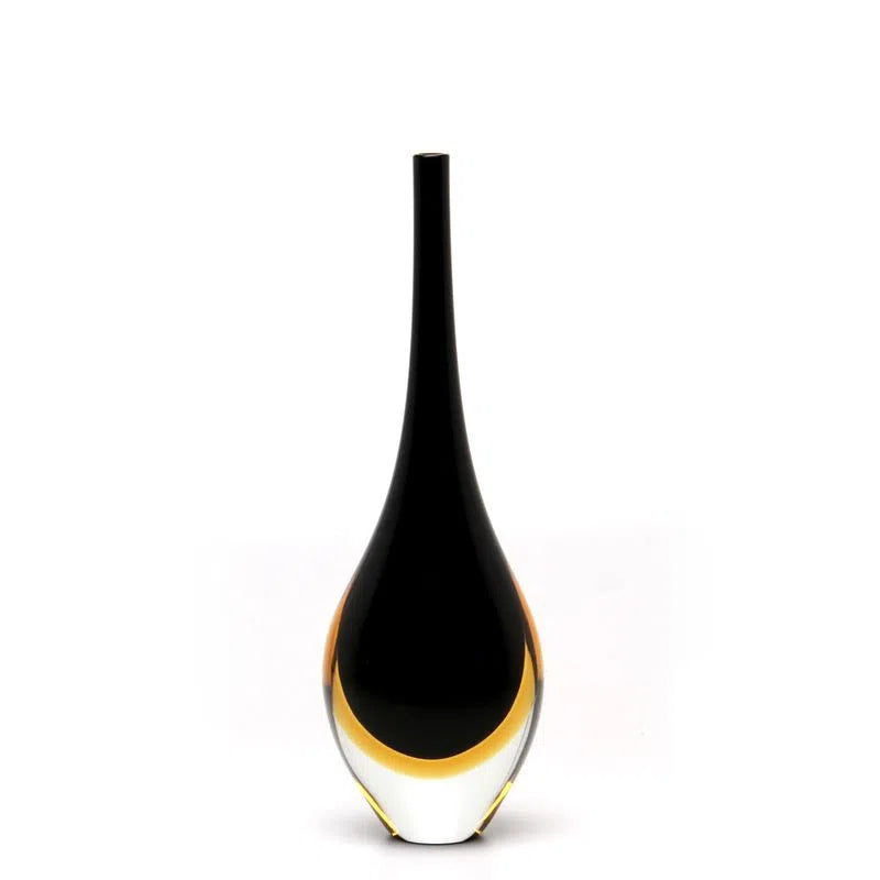 Mini bicolor drop 30cm Murano Crystal Cadoro