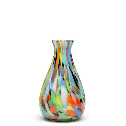 Multicolor Vase Ca'd'Oro Murano Crystals 17.5cm