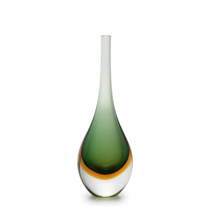 Mini bicolor drop 30cm Murano Crystal Cadoro