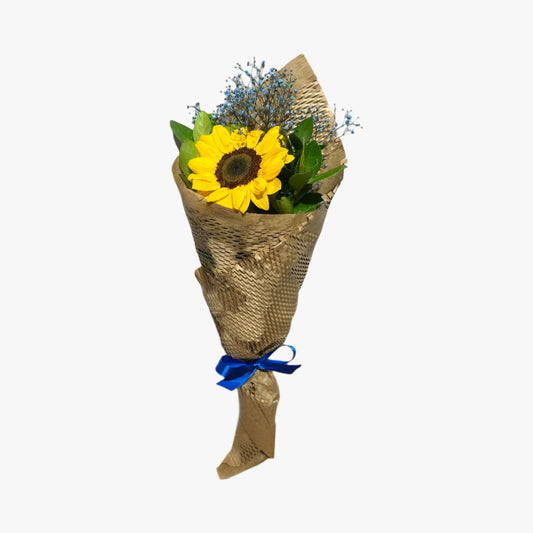 Buquê de Girassol Simples - Beleza Natural em Cada Detalhe