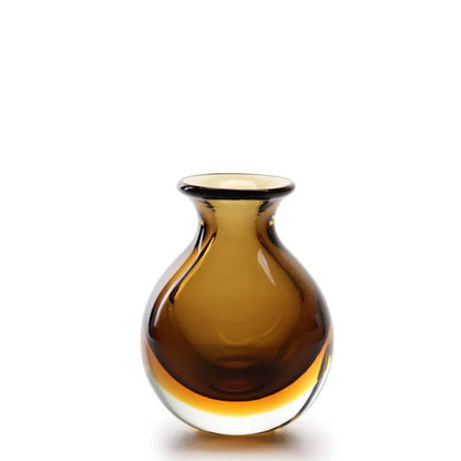 Vaso Bicolor Mini Alto Ca´d'Oro Cristais Murano 14cm