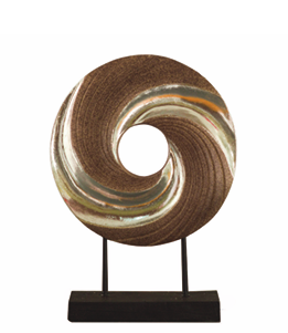 ESTATUETA CIRCULO 35 CM  RESINA