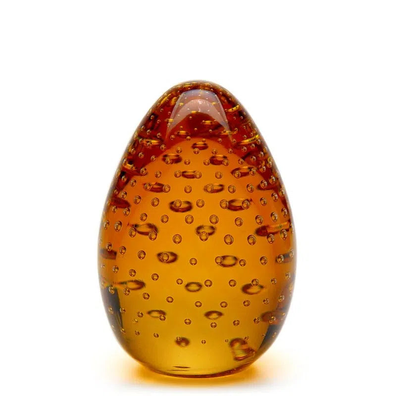 Peso Oval G Ca´d'Oro Cristais Murano