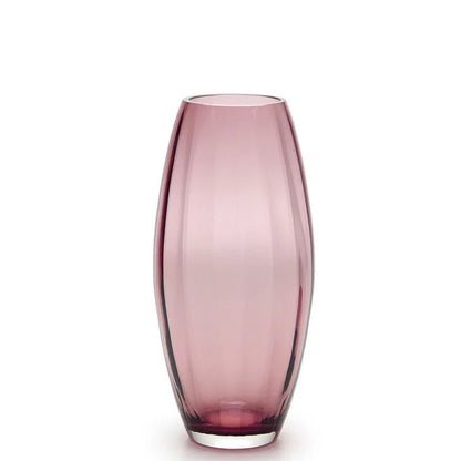 Wavy Olive Vase G Ca'd'Oro Murano Crystals 27 cm