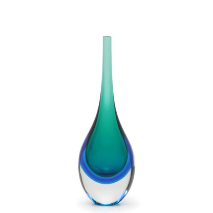 Mini bicolor drop 30cm Murano Crystal Cadoro