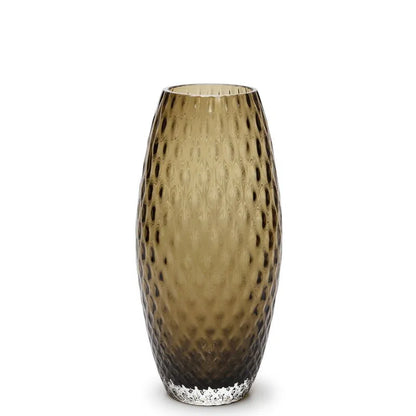 Vaso Oliva Baloton G Ca´d'Oro Cristais Murano 27cm