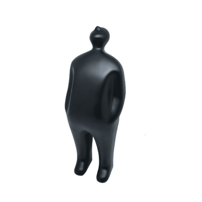 Homem Abstrato Preto Grande
