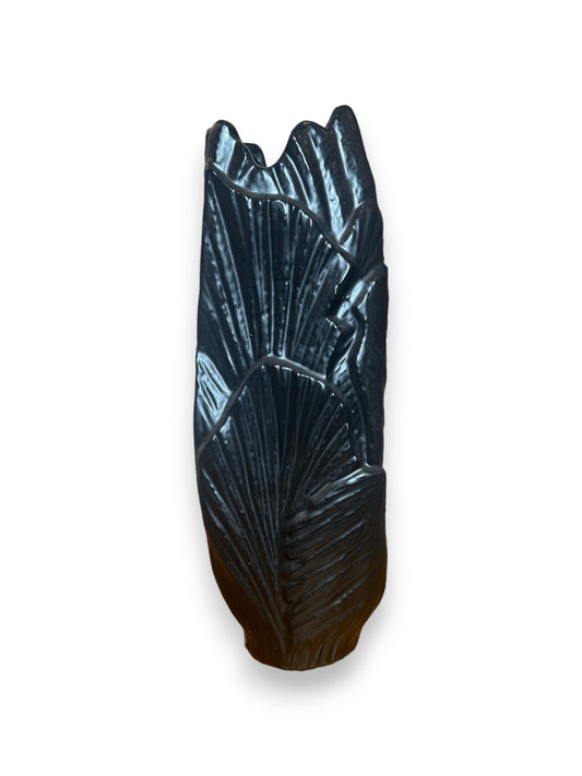 Yasmin black vase 40cm