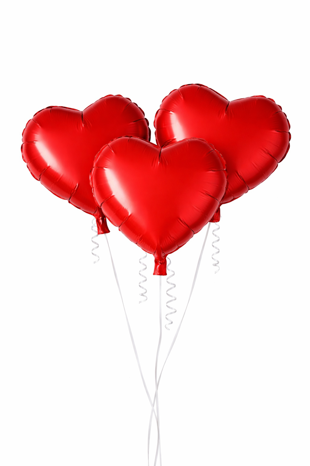 Balões Coração Vermelhos (3 unidades)