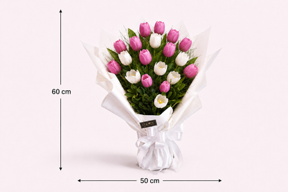 Buquê Premium Duo de Tulipas | Enrose