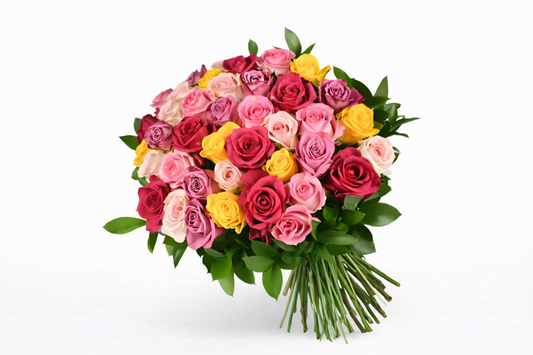 Abraços de Cores com 36 Rosas Combianas