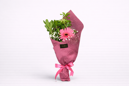 Pink Gerbera Bouquet - Delicacy in Every Petal by ENROSE