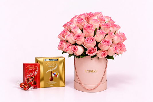 Exclusive ENROSE x Orphée – Natural Roses and Golden Chocolates