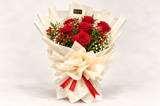 Buquê de Rosas colombianas com Design Exclusivo