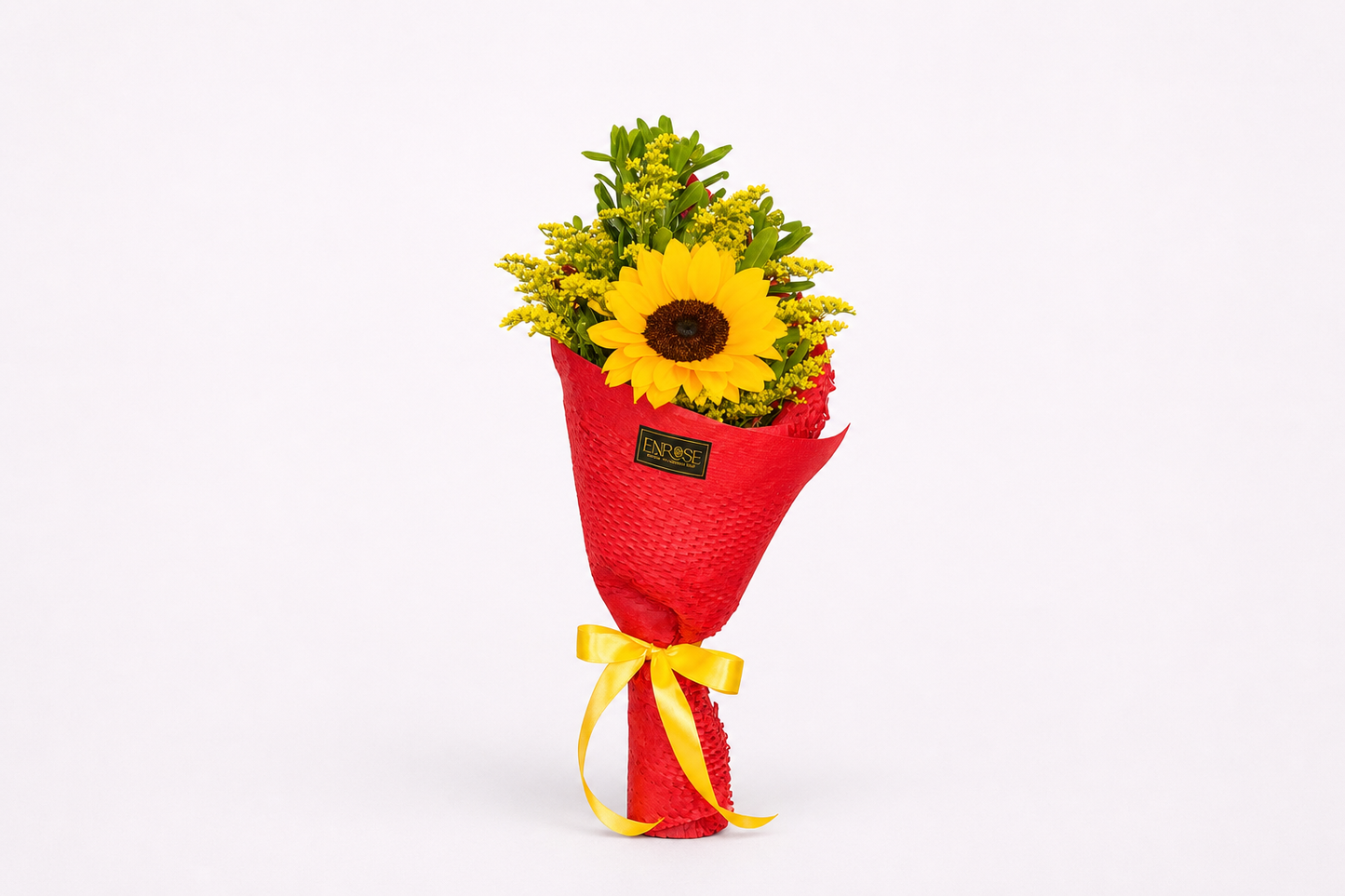 Buquê de Girassol Simples - Beleza Natural em Cada Detalhe