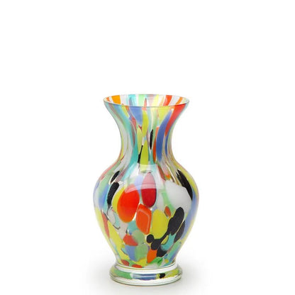 Vaso Multicolor Ca´d'Oro Cristais Murano 15cm