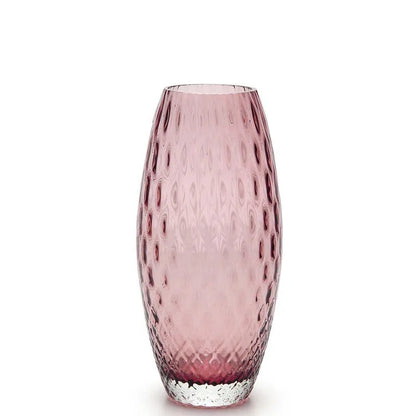 Vaso Oliva Baloton P Ca´d'Oro Cristais Murano 22 cm