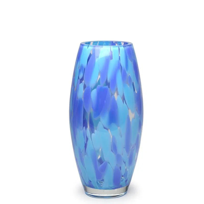 LARGE MULTICOLOR OLIVE VASE