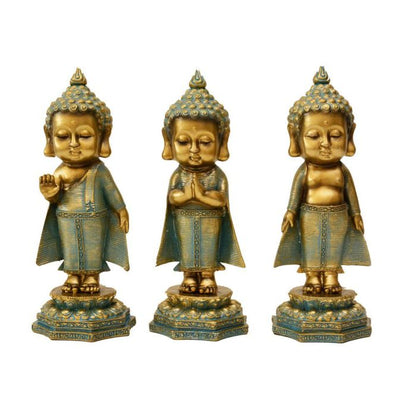 Blue Boch Buddha Standing