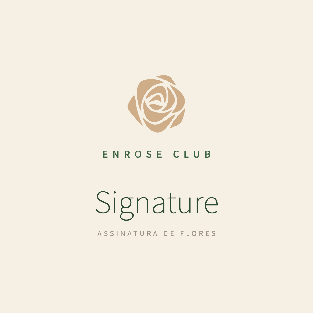 ENROSE Club Signature — assinatura de flores
