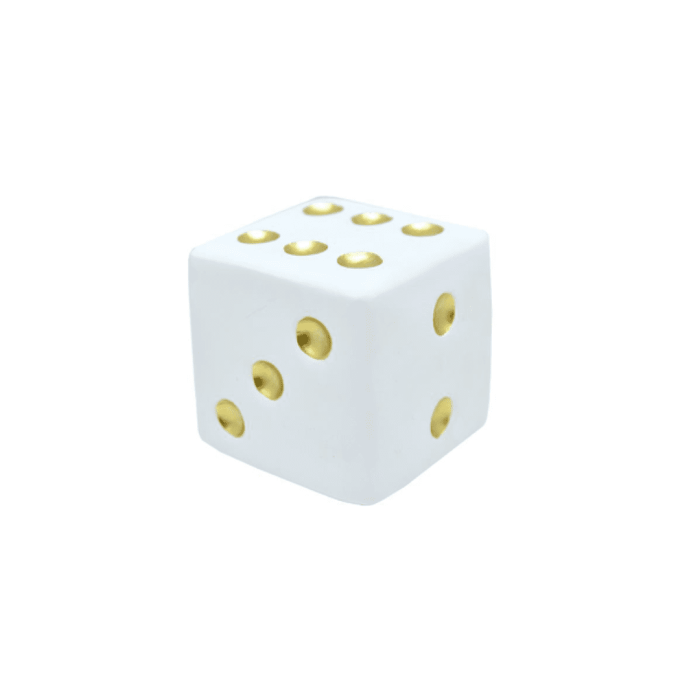 Large White Dice