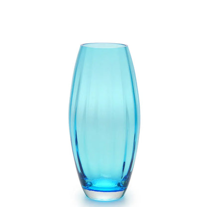 Wavy Olive Vase G Ca'd'Oro Murano Crystals 27 cm