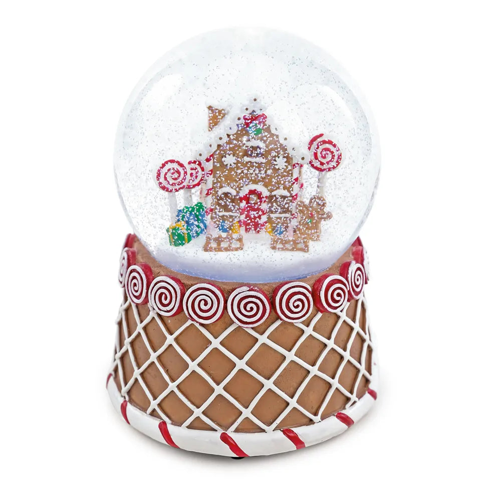 GINGERBREAD HOUSE SNOW GLOBE