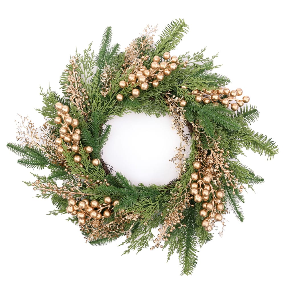 GUIRLANDA FOLHAS E FRUTAS 40 cm