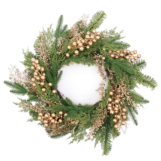 GUIRLANDA FOLHAS E FRUTAS 40 cm
