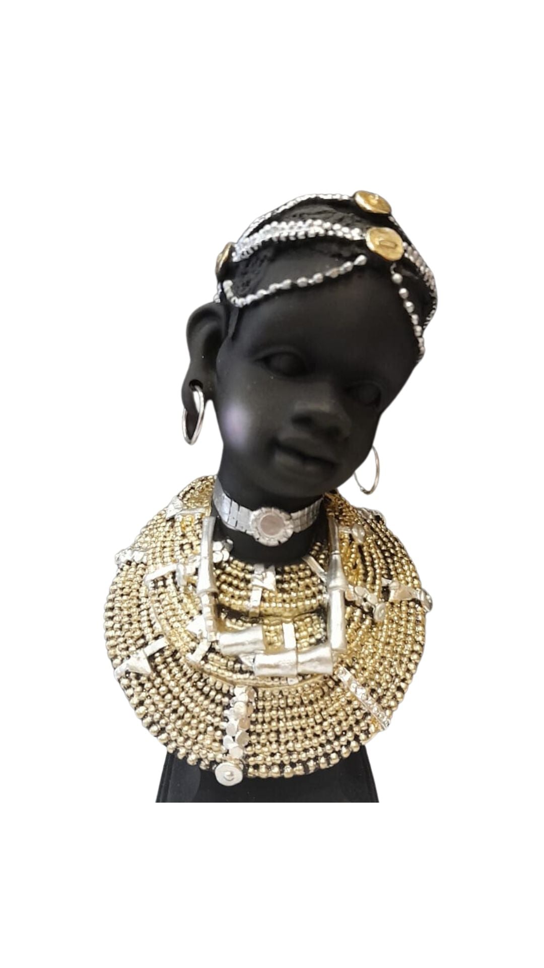 AFRICAN GIRL FIGURINE