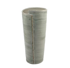 TEODORA VASE BEIGE/GREEN 38 CM